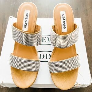 Steve Madden Rhinestone Wedges ~ Size 10 ~ BRAND NEW…NEVER WORN!